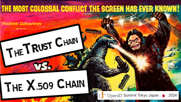 The Trust Chain vs the X.509 Chain